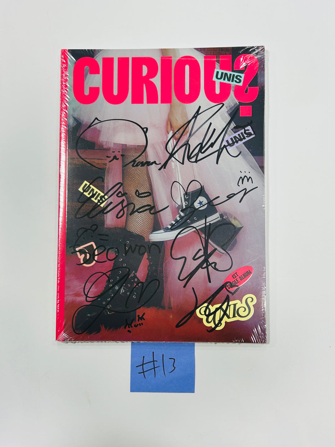 UNIS 'CURIOUS' - Hand Autographed(Signed) Album [24.9.4] (1) - HALLYUSUPERSTORE