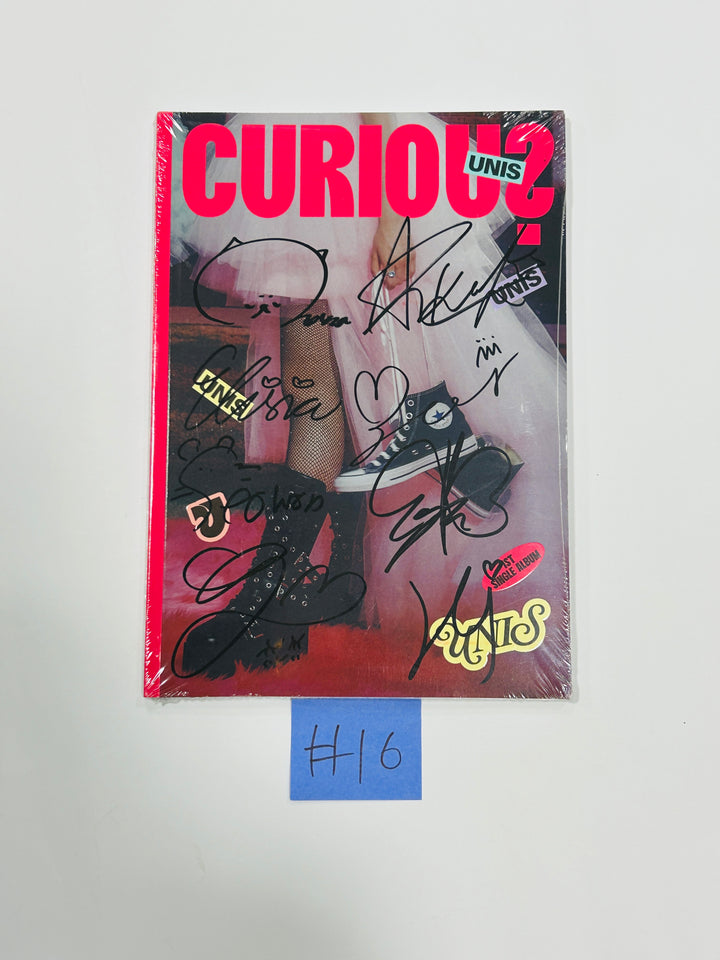 UNIS 'CURIOUS' - Hand Autographed(Signed) Album [24.9.4] (1) - HALLYUSUPERSTORE