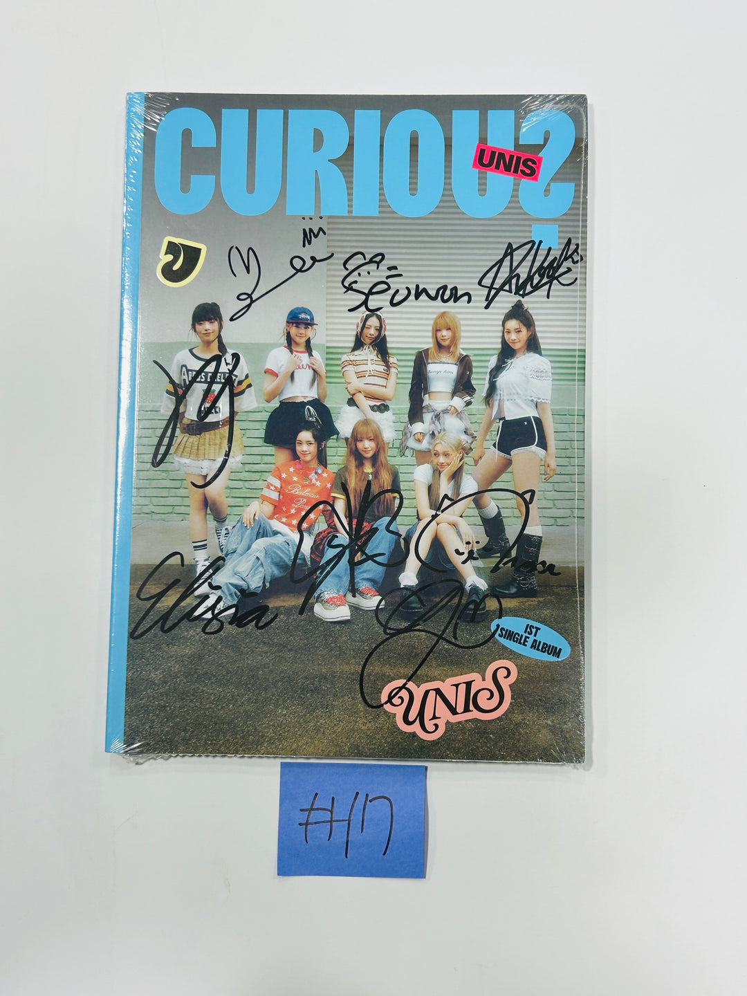 UNIS 'CURIOUS' - Hand Autographed(Signed) Album [24.9.4] (2) - HALLYUSUPERSTORE