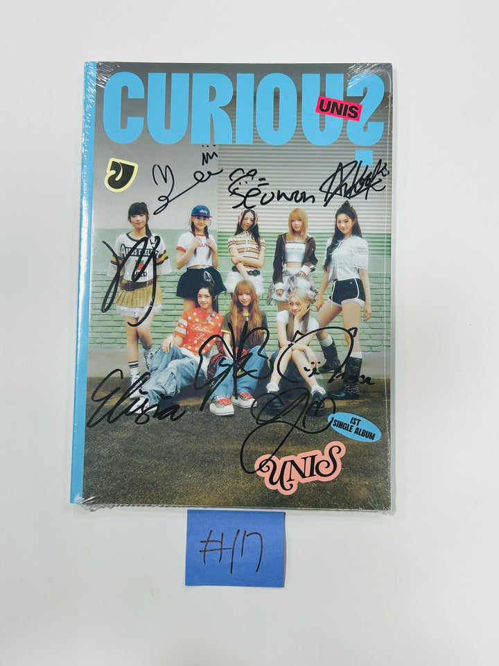 UNIS 'CURIOUS' - Hand Autographed(Signed) Album [24.9.4] (2) - HALLYUSUPERSTORE