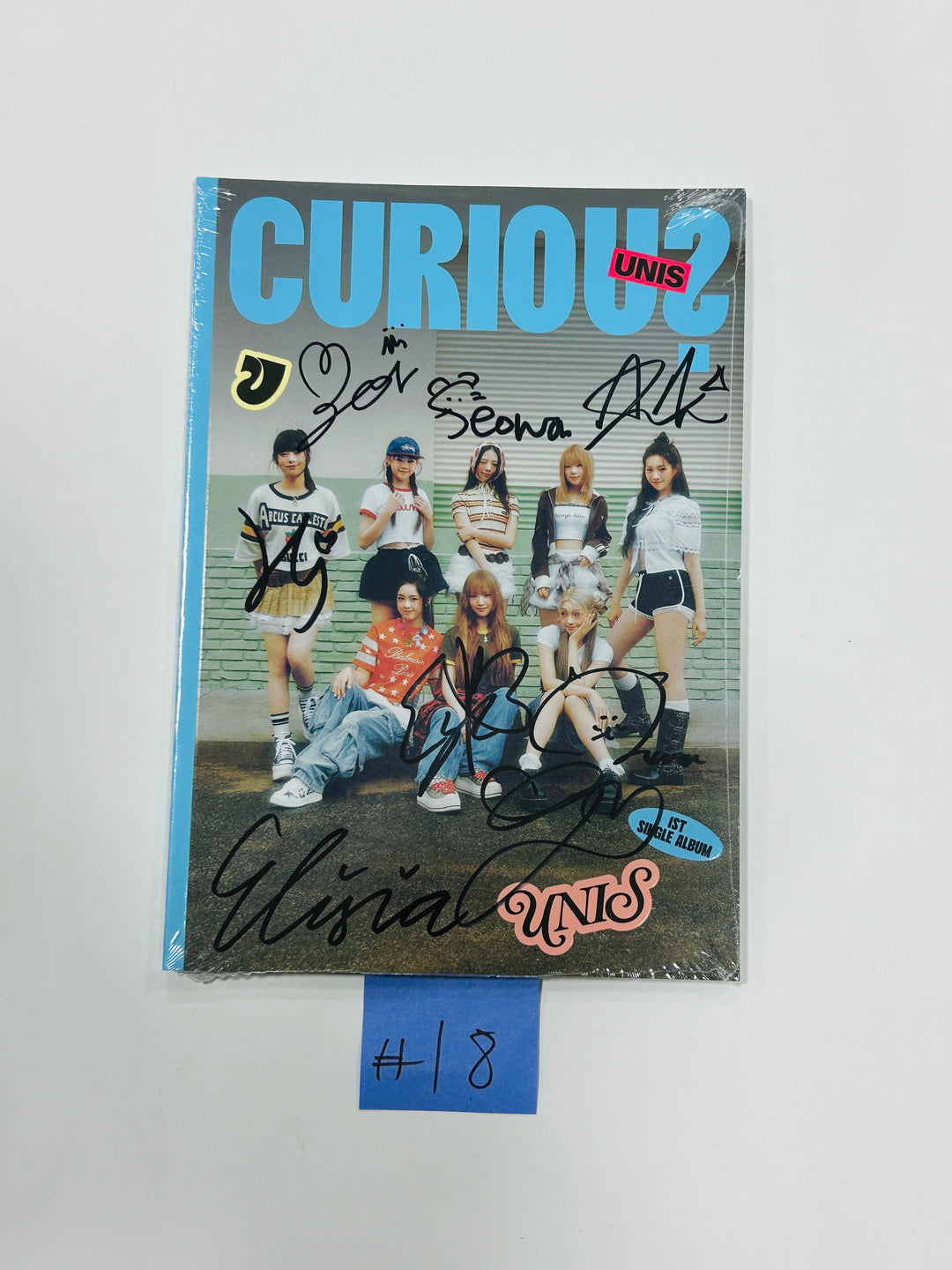 UNIS 'CURIOUS' - Hand Autographed(Signed) Album [24.9.4] (2) - HALLYUSUPERSTORE