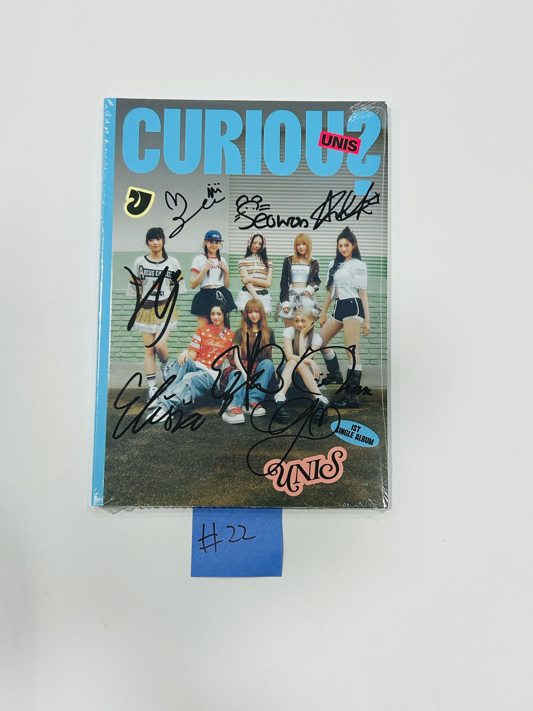 UNIS 'CURIOUS' - Hand Autographed(Signed) Album [24.9.4] (2) - HALLYUSUPERSTORE