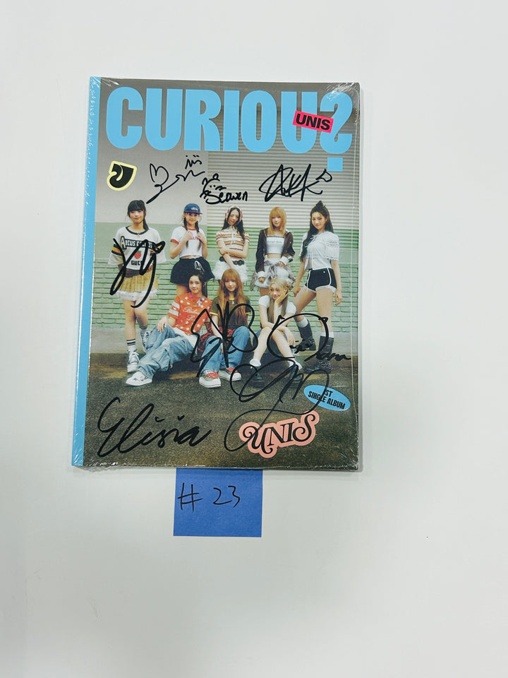 UNIS 'CURIOUS' - Hand Autographed(Signed) Album [24.9.4] (2) - HALLYUSUPERSTORE