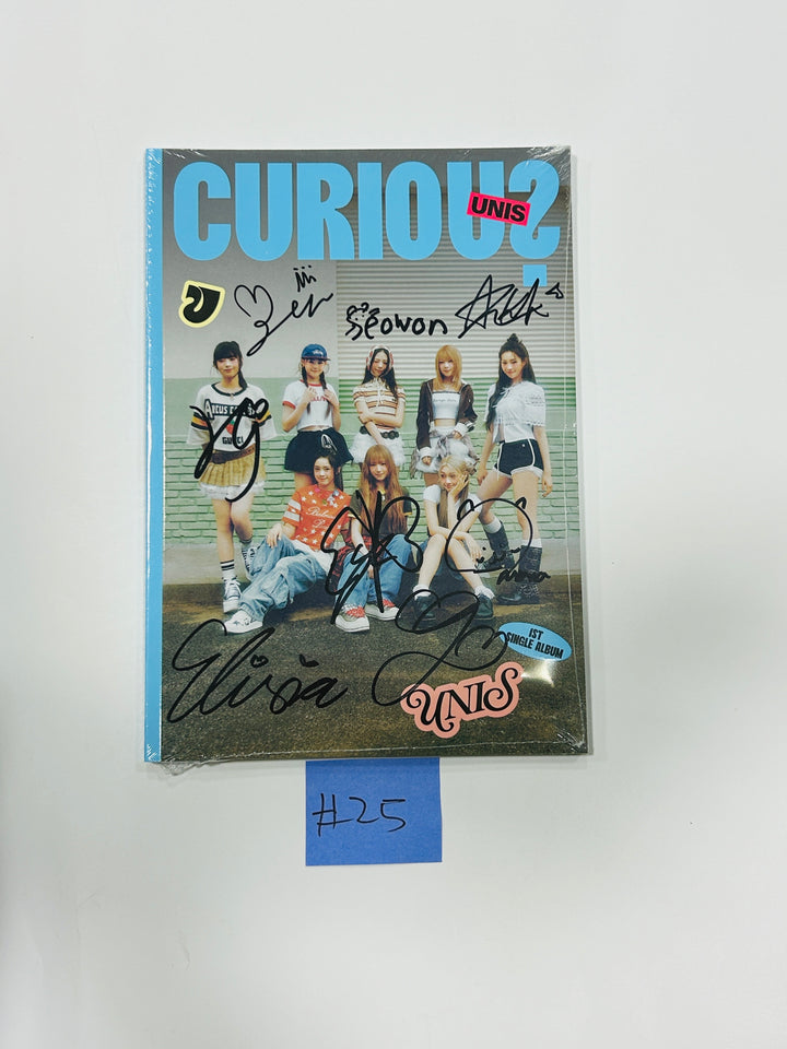 UNIS 'CURIOUS' - Hand Autographed(Signed) Album [24.9.4] (2) - HALLYUSUPERSTORE