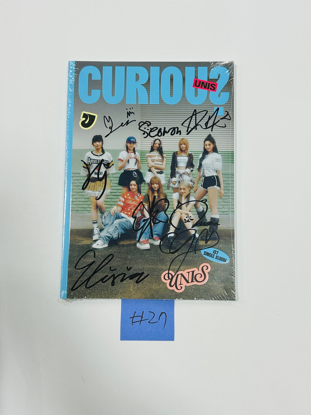 UNIS 'CURIOUS' - Hand Autographed(Signed) Album [24.9.4] (2) - HALLYUSUPERSTORE