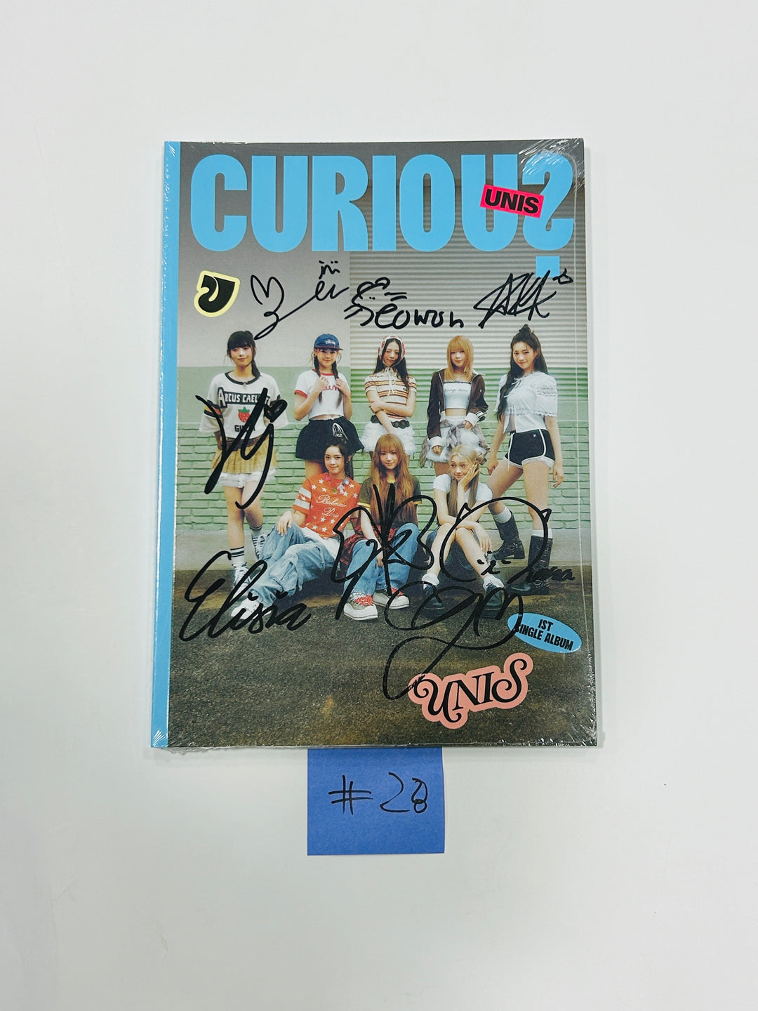 UNIS 'CURIOUS' - Hand Autographed(Signed) Album [24.9.4] (2) - HALLYUSUPERSTORE