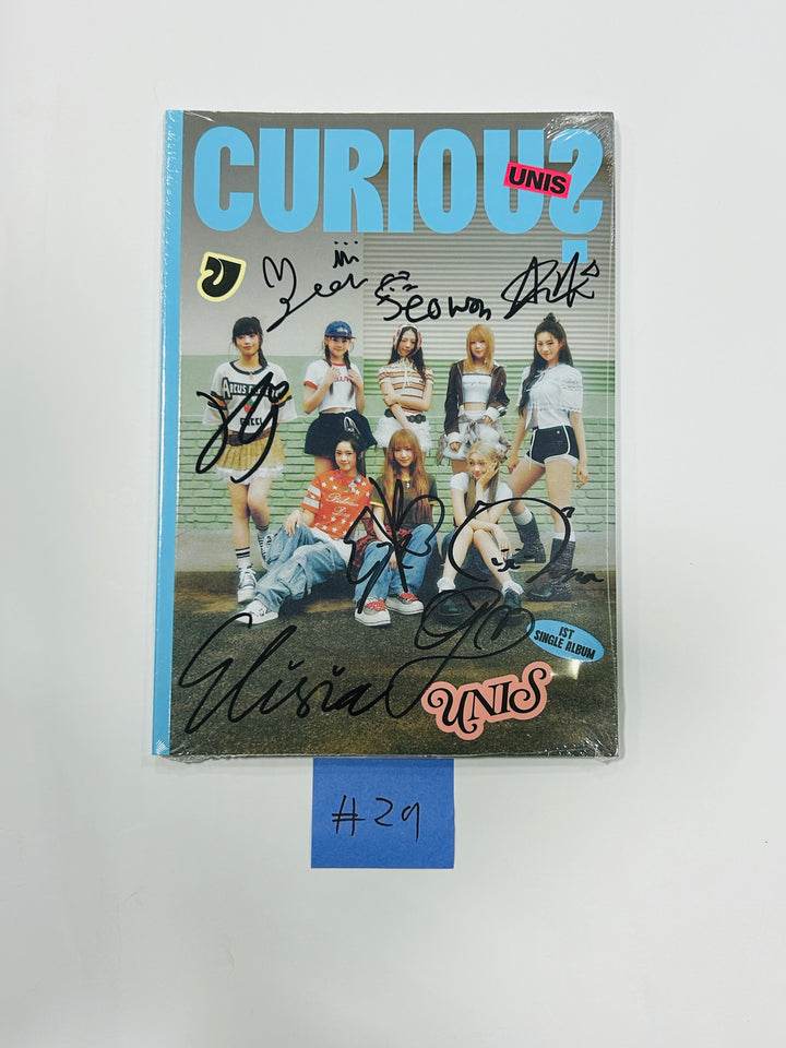 UNIS 'CURIOUS' - Hand Autographed(Signed) Album [24.9.4] (2) - HALLYUSUPERSTORE