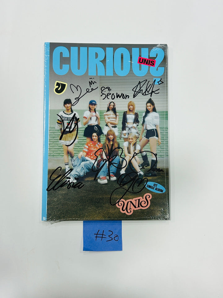 UNIS 'CURIOUS' - Hand Autographed(Signed) Album [24.9.4] (2) - HALLYUSUPERSTORE