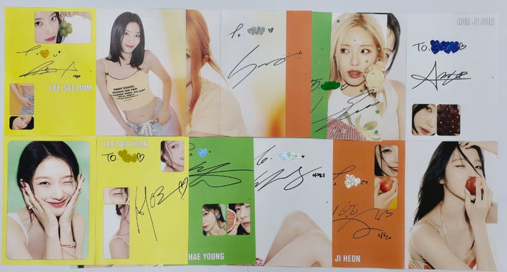 Fromis_9 "SuperSonic" - A Cut Page From Fansign Event Album [24.9.5] - HALLYUSUPERSTORE