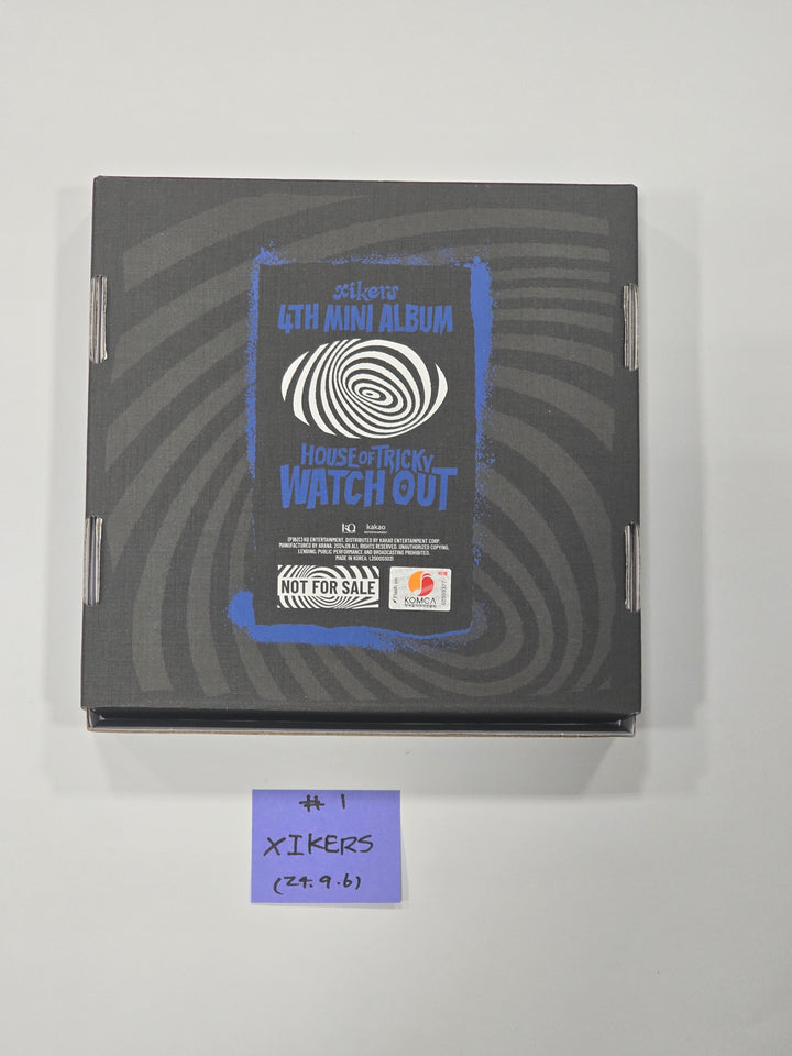 Xikers "HOUSE OF TRICKY : WATCH OUT" - Hand Autographed(Signed) Promo Album [24.9.6] - HALLYUSUPERSTORE