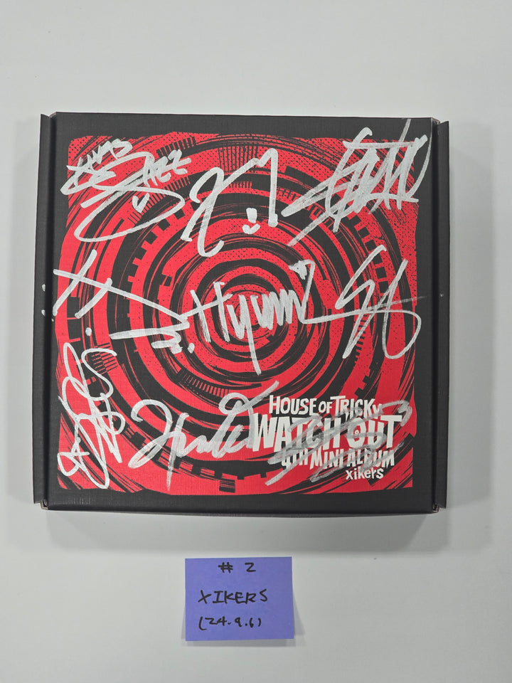 Xikers "HOUSE OF TRICKY : WATCH OUT" - Hand Autographed(Signed) Promo Album [24.9.6] - HALLYUSUPERSTORE