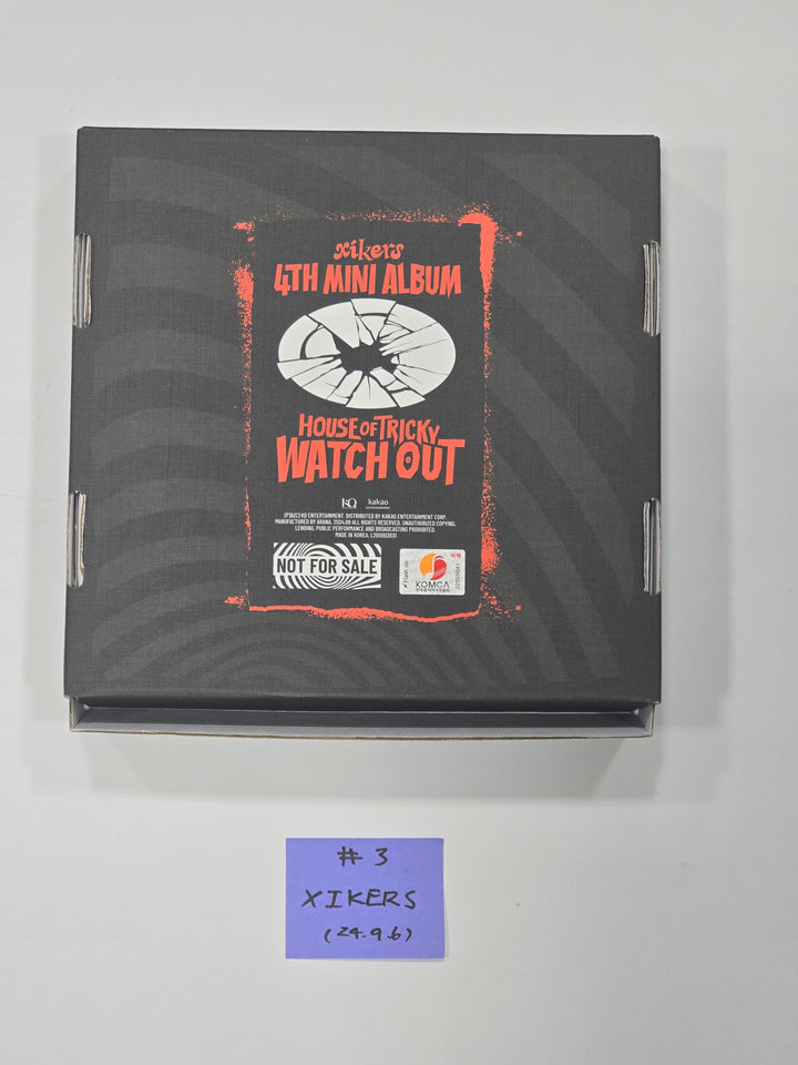 Xikers "HOUSE OF TRICKY : WATCH OUT" - Hand Autographed(Signed) Promo Album [24.9.6] - HALLYUSUPERSTORE