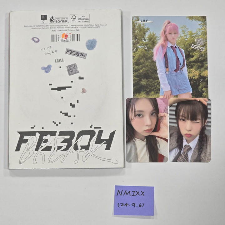 NMIXX "Fe3O4: Break" - Hand Autographed(Signed) Promo Album [24.9.6] - HALLYUSUPERSTORE