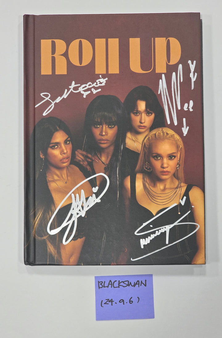 BLACKSWAN "Roll Up" - Hand Autographed(Signed) Promo Album [24.9.6] - HALLYUSUPERSTORE