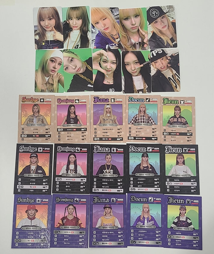 YOUNG POSSE "Ate That" - Official Photocard, Character Card Set (5EA) [24.9.6] - HALLYUSUPERSTORE