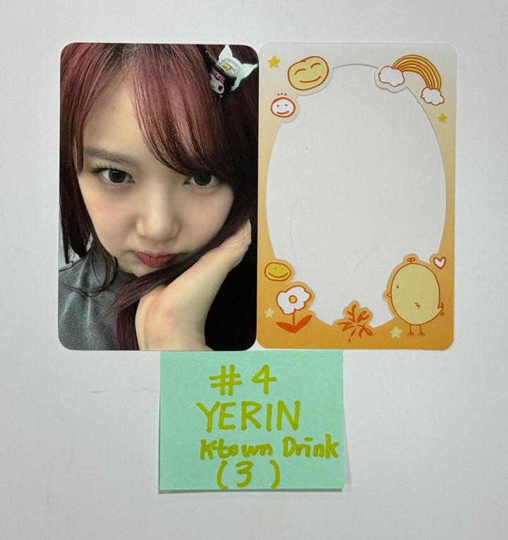 YERIN 'Rewrite ' - Ktown4U Lucky Draw & Drink Event Photocard [24.9.6] - HALLYUSUPERSTORE