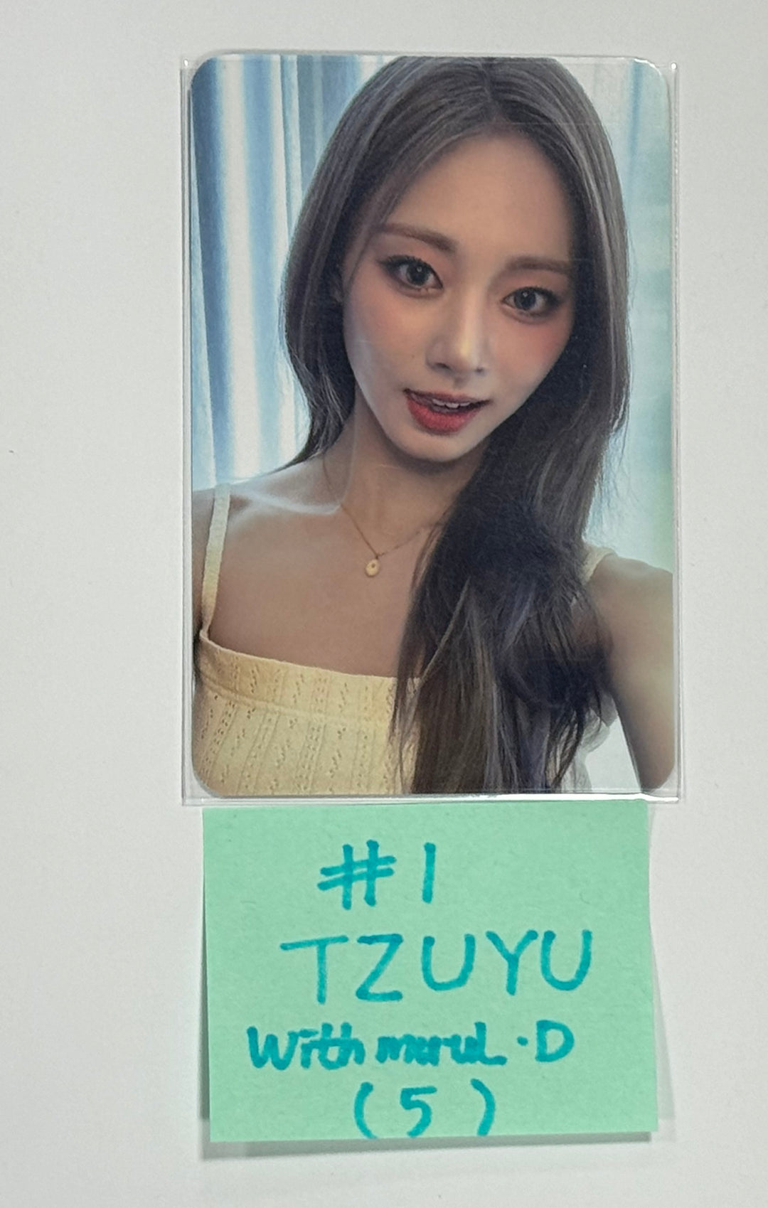 Tzuyu (of Twice) "abouTZU" - Withmuu Lucky Draw Event Photocard [24.9.6] - HALLYUSUPERSTORE