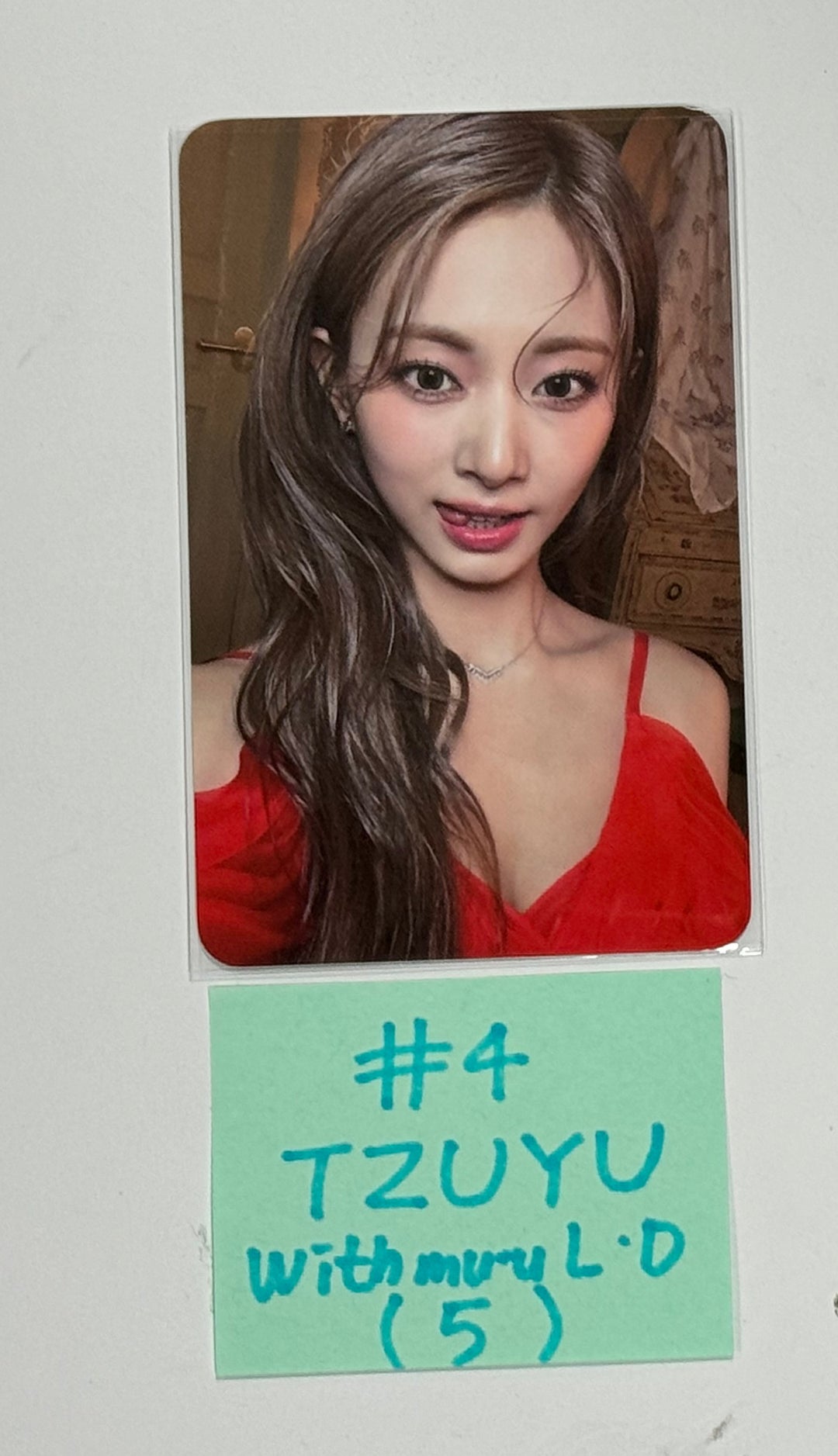 Tzuyu (of Twice) "abouTZU" - Withmuu Lucky Draw Event Photocard [24.9.6] - HALLYUSUPERSTORE