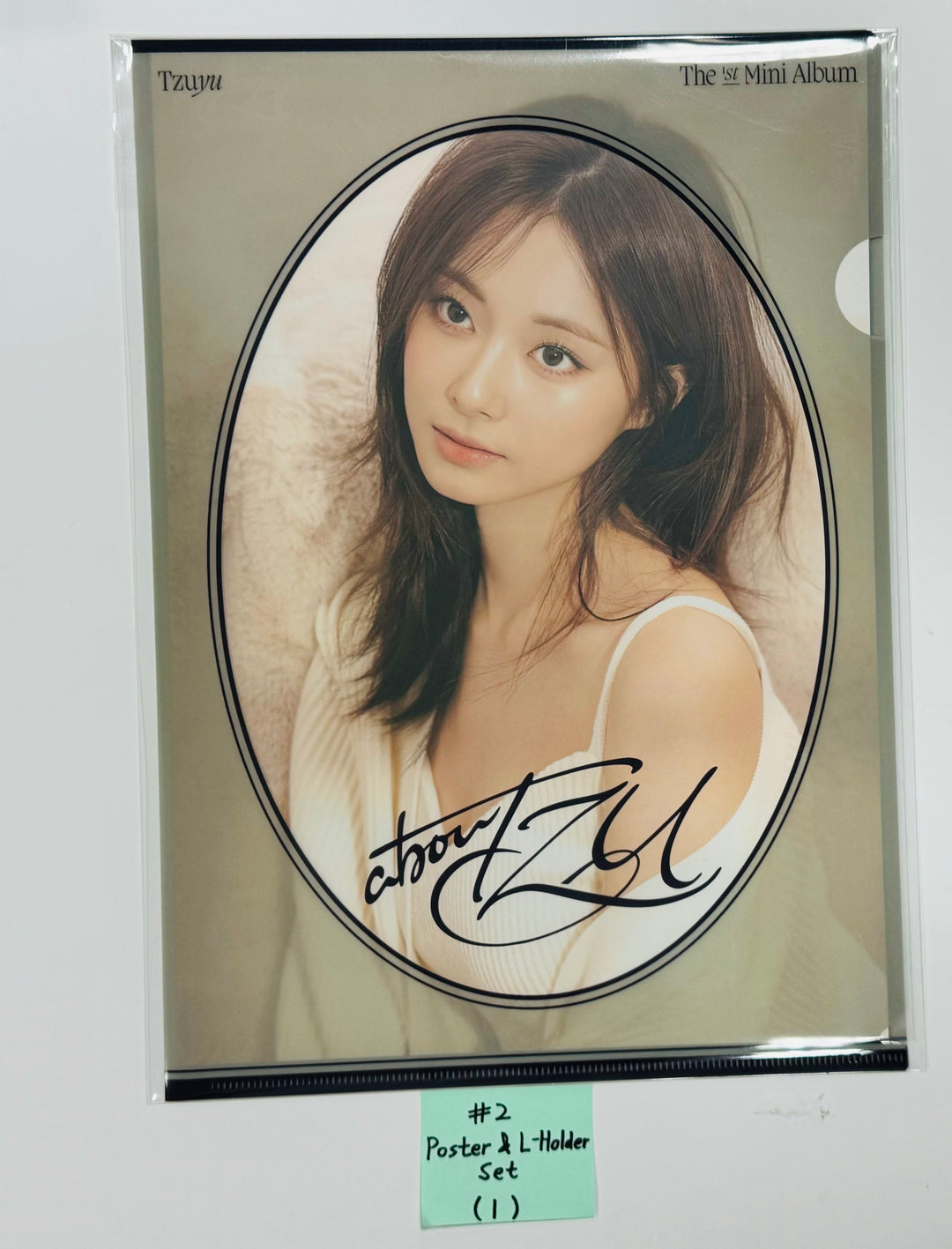 Tzuyu (of Twice) - 1st Mini "abouTZU" Pop-Up Store MD [Chiffon Poster, Poster & L-Holder Set, Smart Tok, photocard stand, Letter Paper Camera] [24.9.6] - HALLYUSUPERSTORE