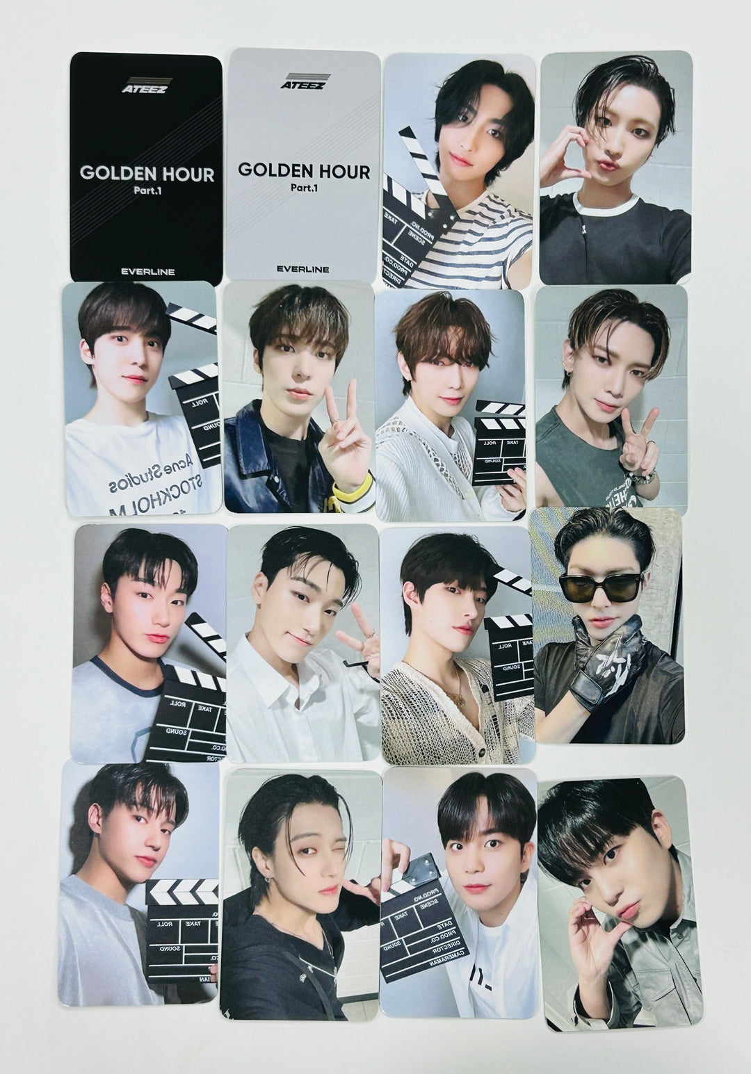 Ateez "GOLDEN HOUR : Part.1" - Everline Lucky Draw Event Photocard Round 2 [24.9.9] - HALLYUSUPERSTORE