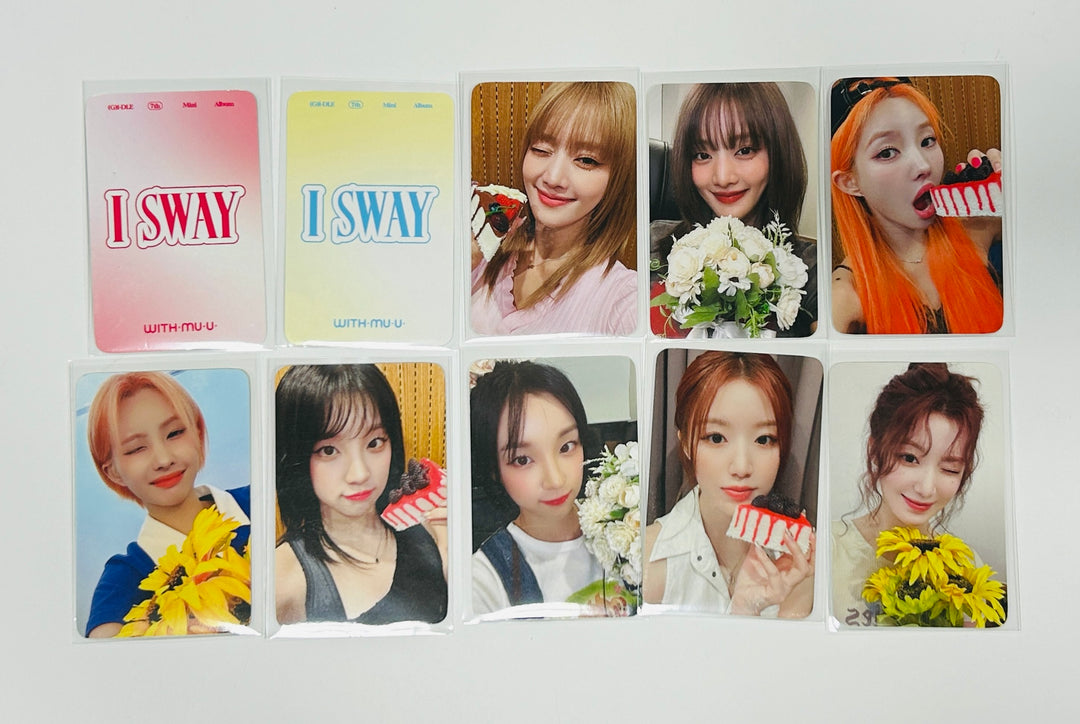 (g) I-DLE "I SWAY" - Withmuu Fansign Event Photocard [24.9.9] - HALLYUSUPERSTORE