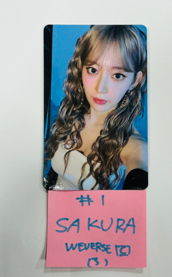 LE SSERAFIM "CRAZY" - Weverse Shop (Studio Choom Gift) Event Photocard [24.9.9] - HALLYUSUPERSTORE