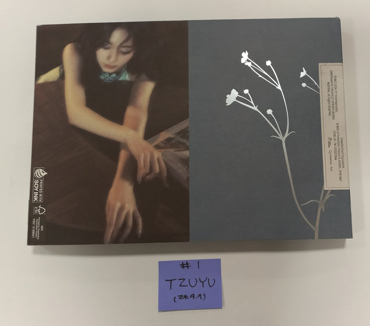 TZUYU (Of Twice) "abouTZU" - Hand Autographed(Signed) Promo Album [24.9.9] - HALLYUSUPERSTORE