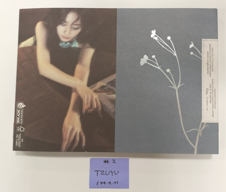 TZUYU (Of Twice) "abouTZU" - Hand Autographed(Signed) Promo Album [24.9.9] - HALLYUSUPERSTORE