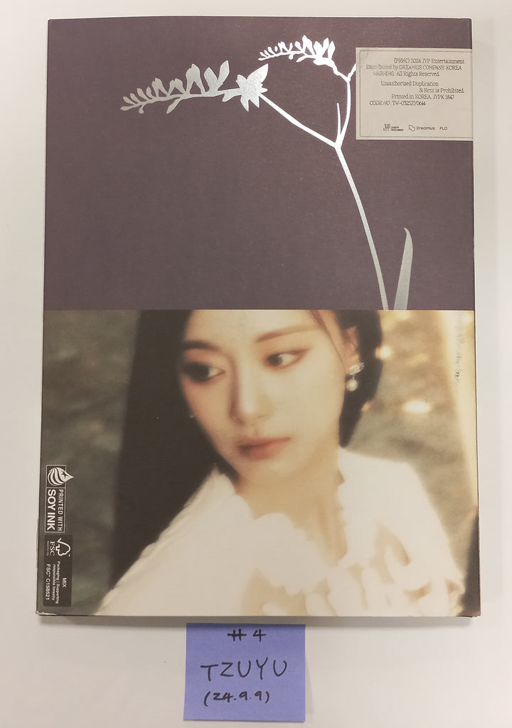 TZUYU (Of Twice) "abouTZU" - Hand Autographed(Signed) Promo Album [24.9.9] - HALLYUSUPERSTORE