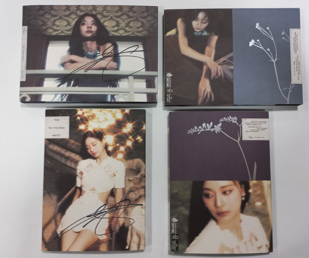 TZUYU (Of Twice) "abouTZU" - Hand Autographed(Signed) Promo Album [24.9.9] - HALLYUSUPERSTORE