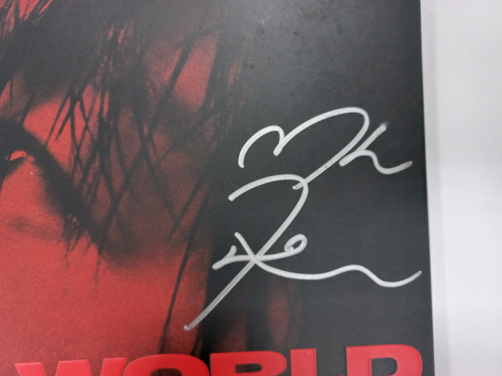 BAEKHYUN "Hello, World" - Hand Autographed(Signed) Promo Album [24.9.9] - HALLYUSUPERSTORE