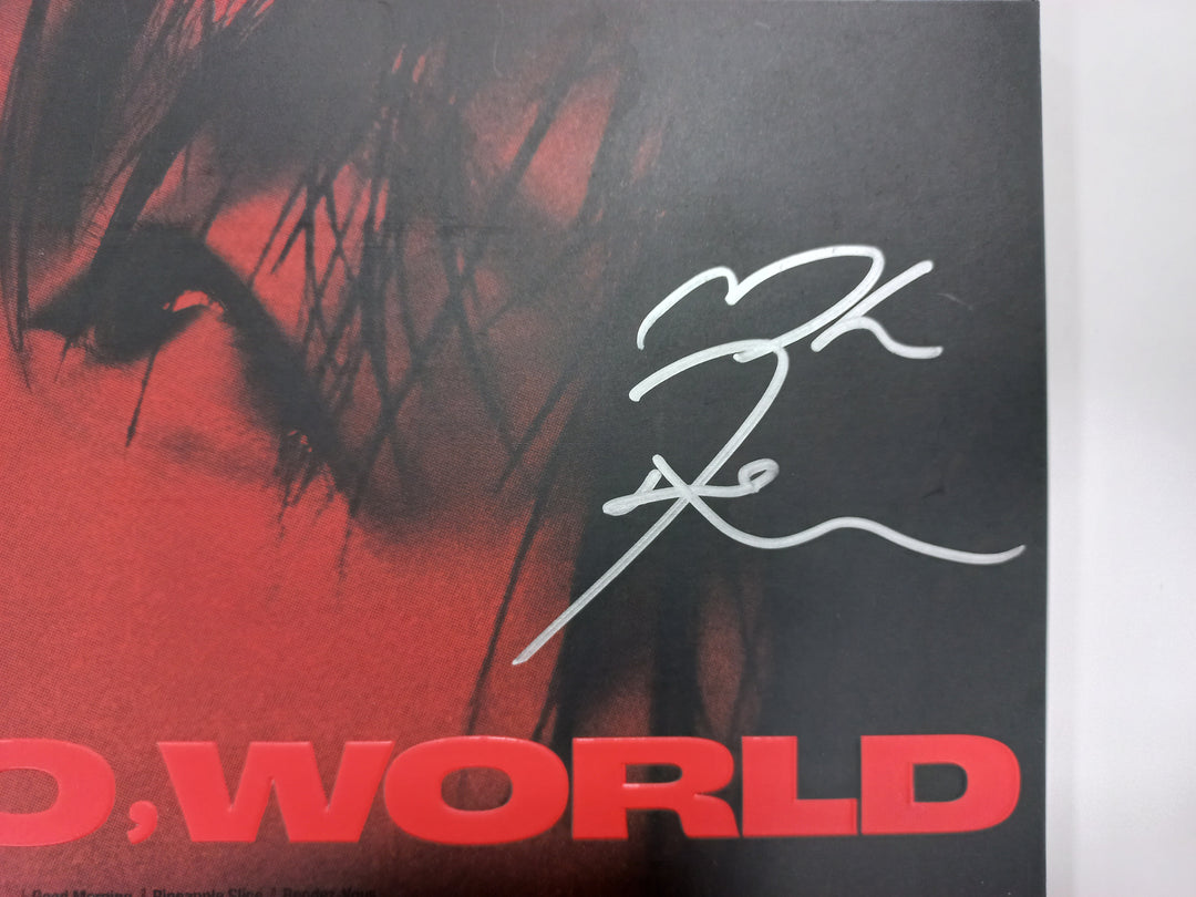 BAEKHYUN "Hello, World" - Hand Autographed(Signed) Promo Album [24.9.9] - HALLYUSUPERSTORE