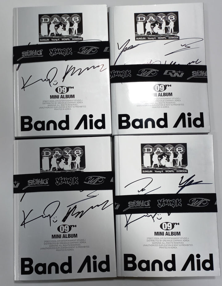 DAY6 "Band Aid" - Hand Autographed(Signed) Promo Album [24.9.9] - HALLYUSUPERSTORE