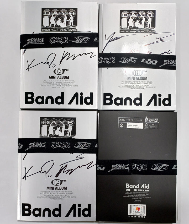 DAY6 "Band Aid" - Hand Autographed(Signed) Promo Album [24.9.9] - HALLYUSUPERSTORE