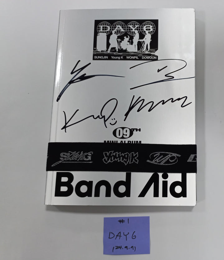 DAY6 "Band Aid" - Hand Autographed(Signed) Promo Album [24.9.9] - HALLYUSUPERSTORE