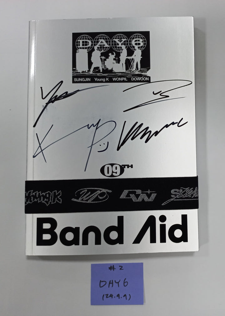 DAY6 "Band Aid" - Hand Autographed(Signed) Promo Album [24.9.9] - HALLYUSUPERSTORE