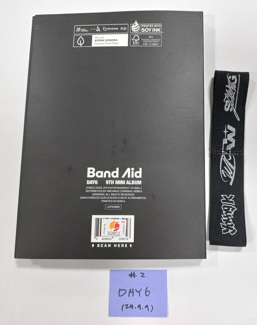 DAY6 "Band Aid" - Hand Autographed(Signed) Promo Album [24.9.9] - HALLYUSUPERSTORE