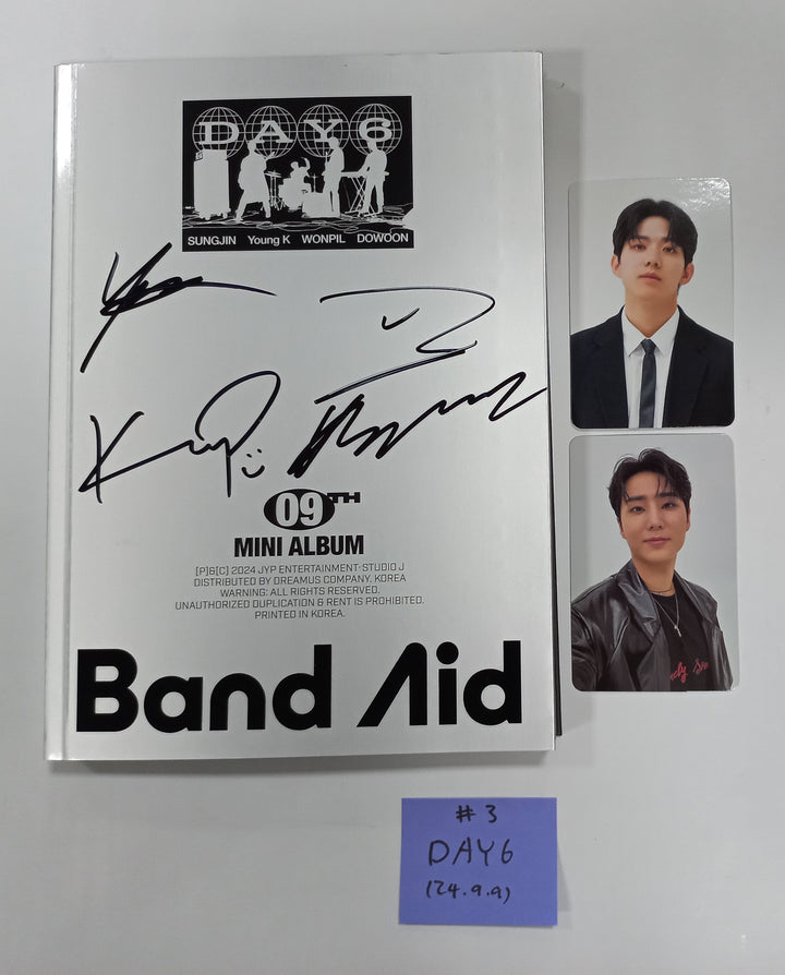 DAY6 "Band Aid" - Hand Autographed(Signed) Promo Album [24.9.9] - HALLYUSUPERSTORE