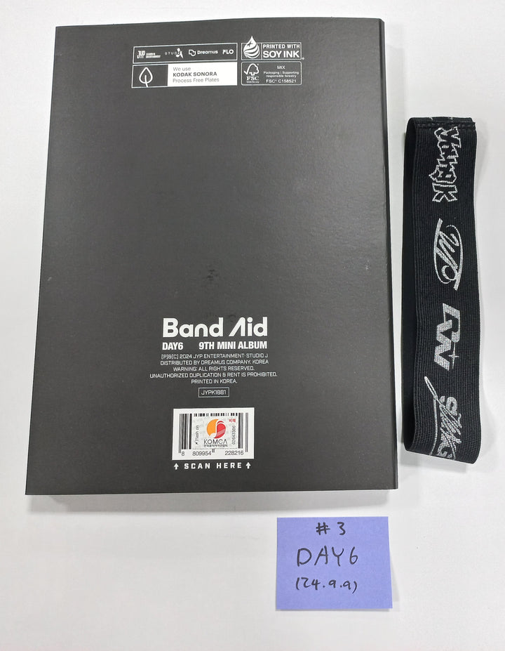 DAY6 "Band Aid" - Hand Autographed(Signed) Promo Album [24.9.9] - HALLYUSUPERSTORE