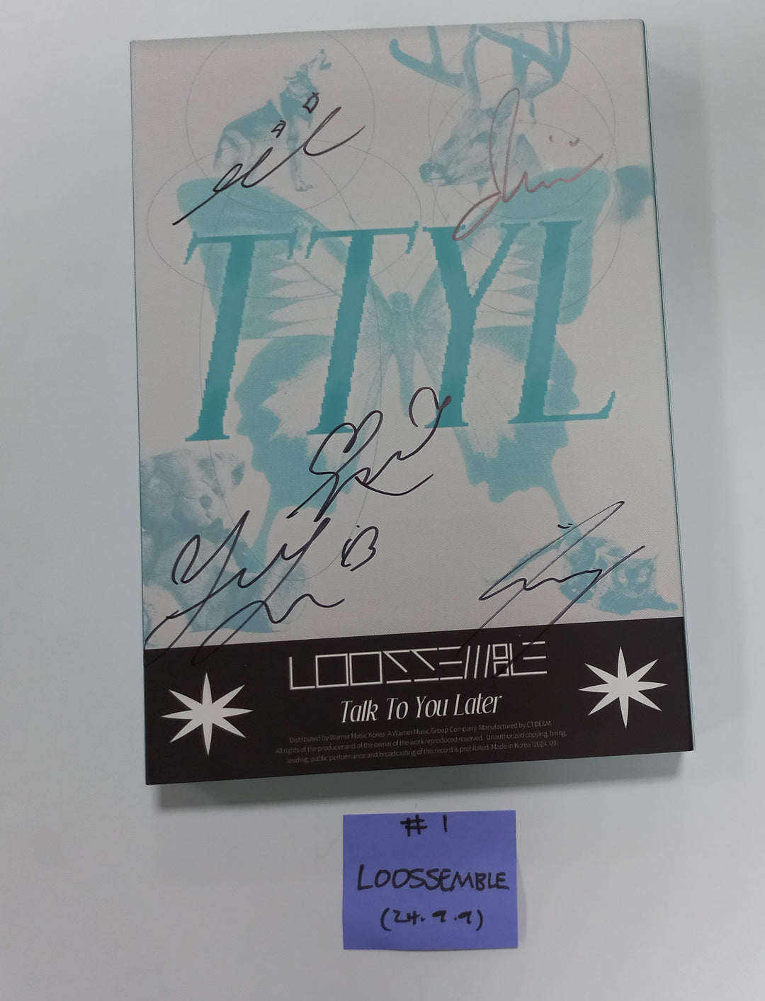 Loossemble "TTYL" - Hand Autographed(Signed) Promo Album [24.9.9] - HALLYUSUPERSTORE