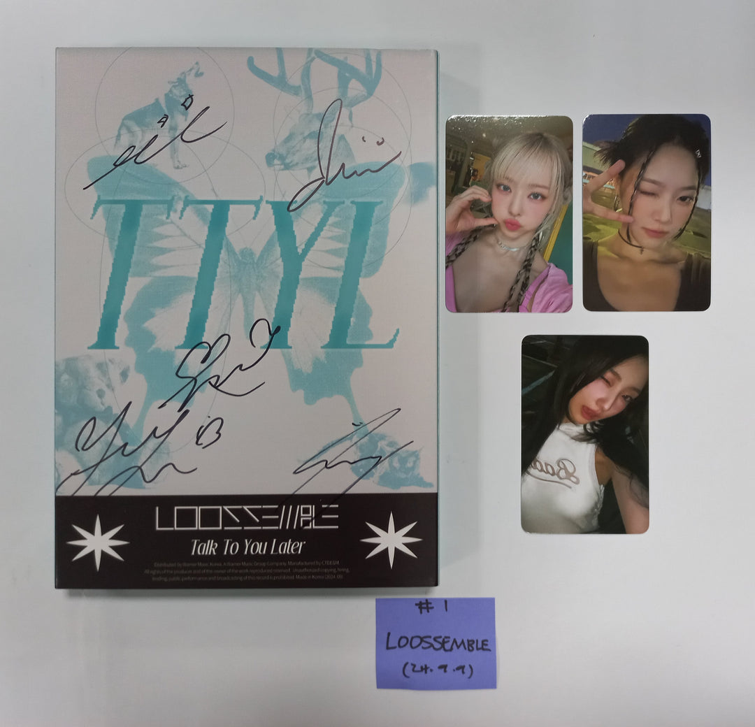 Loossemble "TTYL" - Hand Autographed(Signed) Promo Album [24.9.9] - HALLYUSUPERSTORE