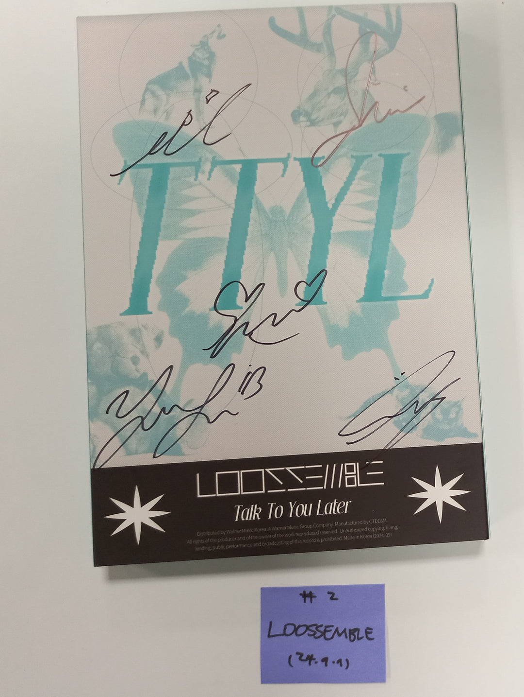 Loossemble "TTYL" - Hand Autographed(Signed) Promo Album [24.9.9] - HALLYUSUPERSTORE