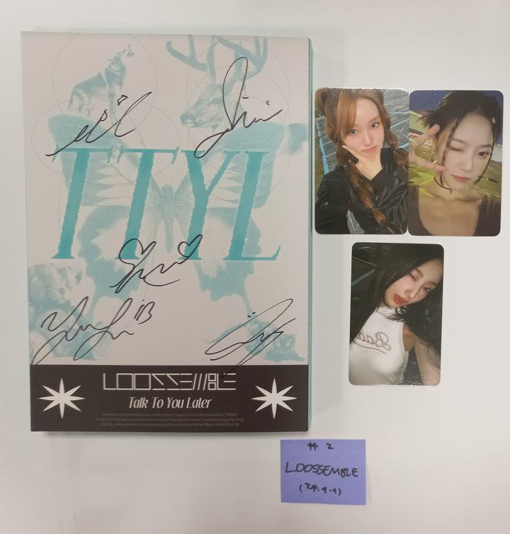 Loossemble "TTYL" - Hand Autographed(Signed) Promo Album [24.9.9] - HALLYUSUPERSTORE