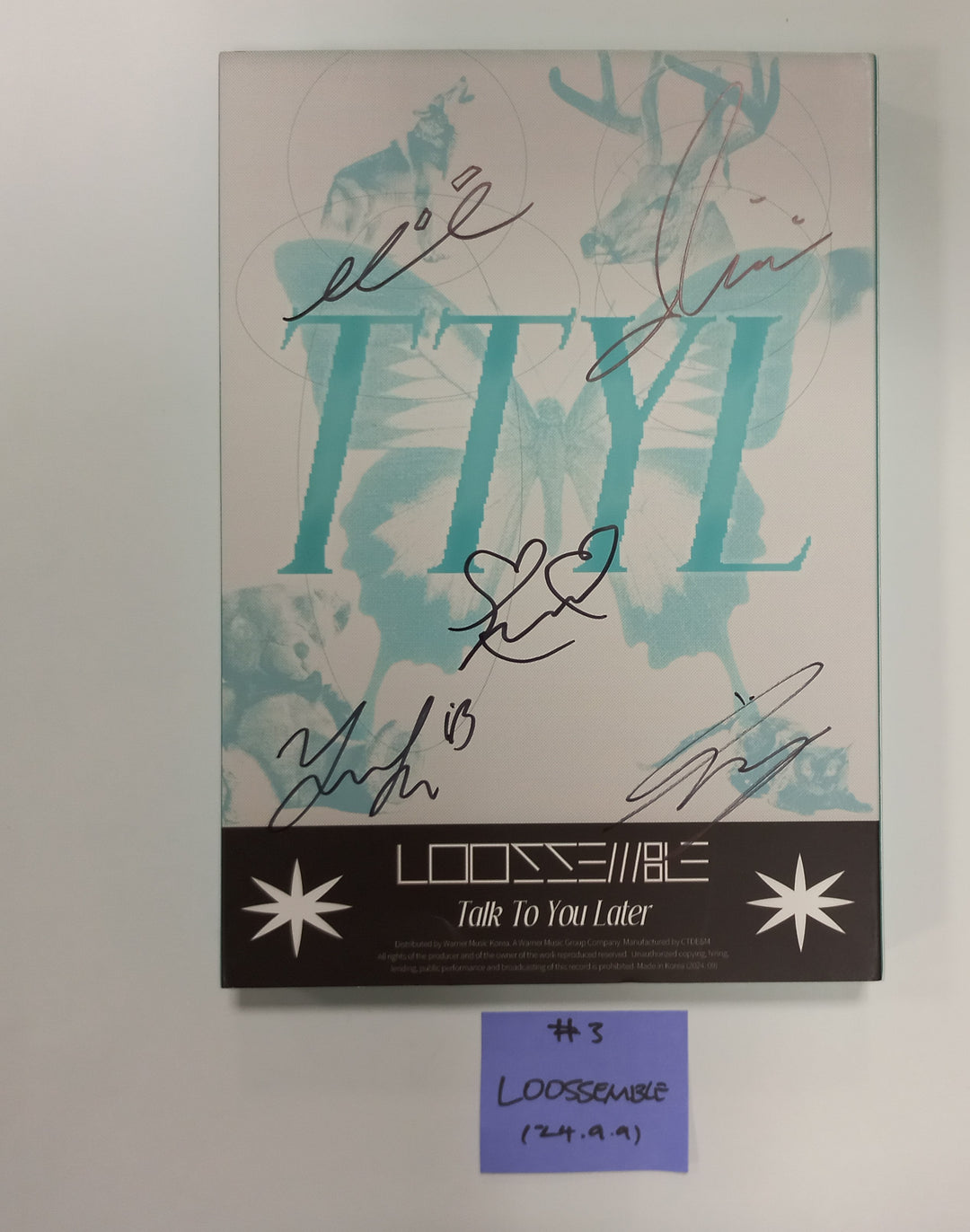 Loossemble "TTYL" - Hand Autographed(Signed) Promo Album [24.9.9] - HALLYUSUPERSTORE