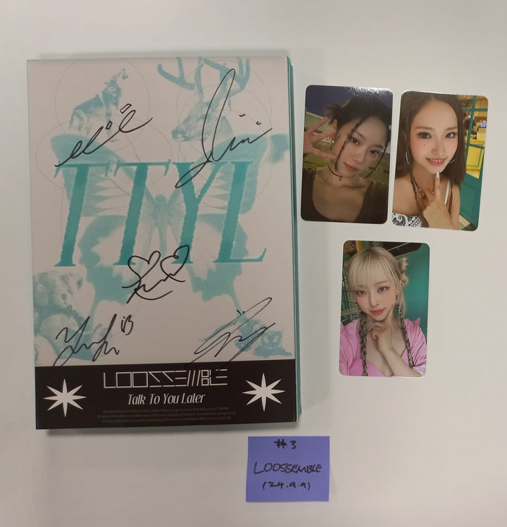 Loossemble "TTYL" - Hand Autographed(Signed) Promo Album [24.9.9] - HALLYUSUPERSTORE