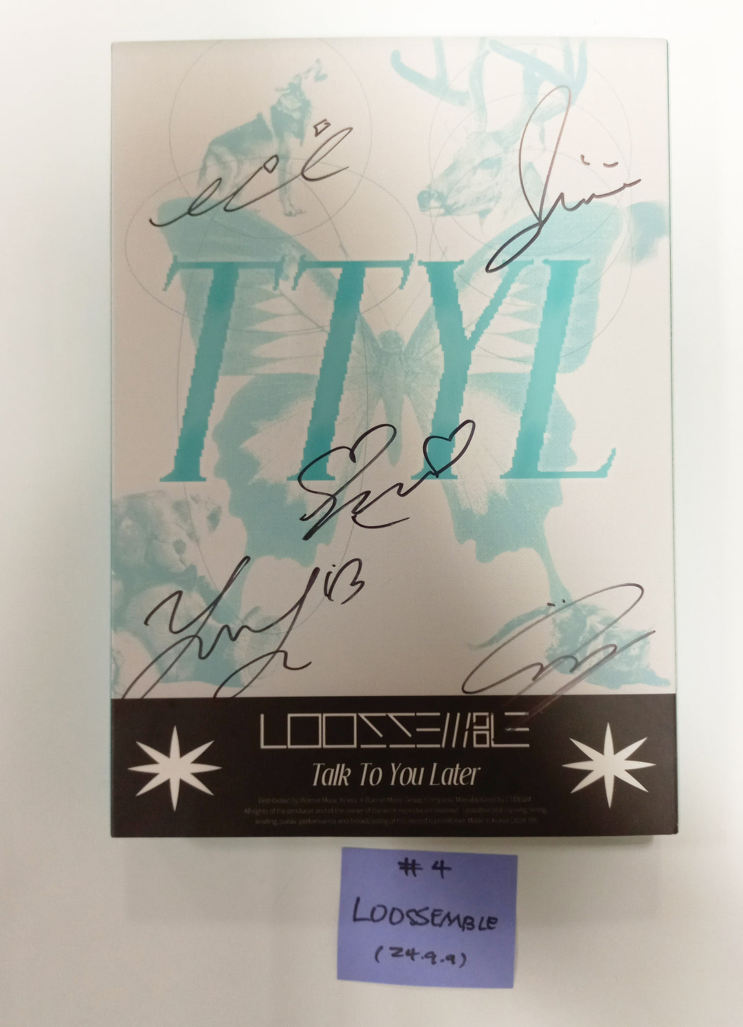 Loossemble "TTYL" - Hand Autographed(Signed) Promo Album [24.9.9] - HALLYUSUPERSTORE