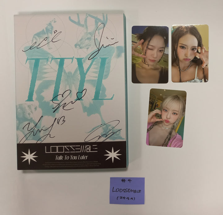 Loossemble "TTYL" - Hand Autographed(Signed) Promo Album [24.9.9] - HALLYUSUPERSTORE