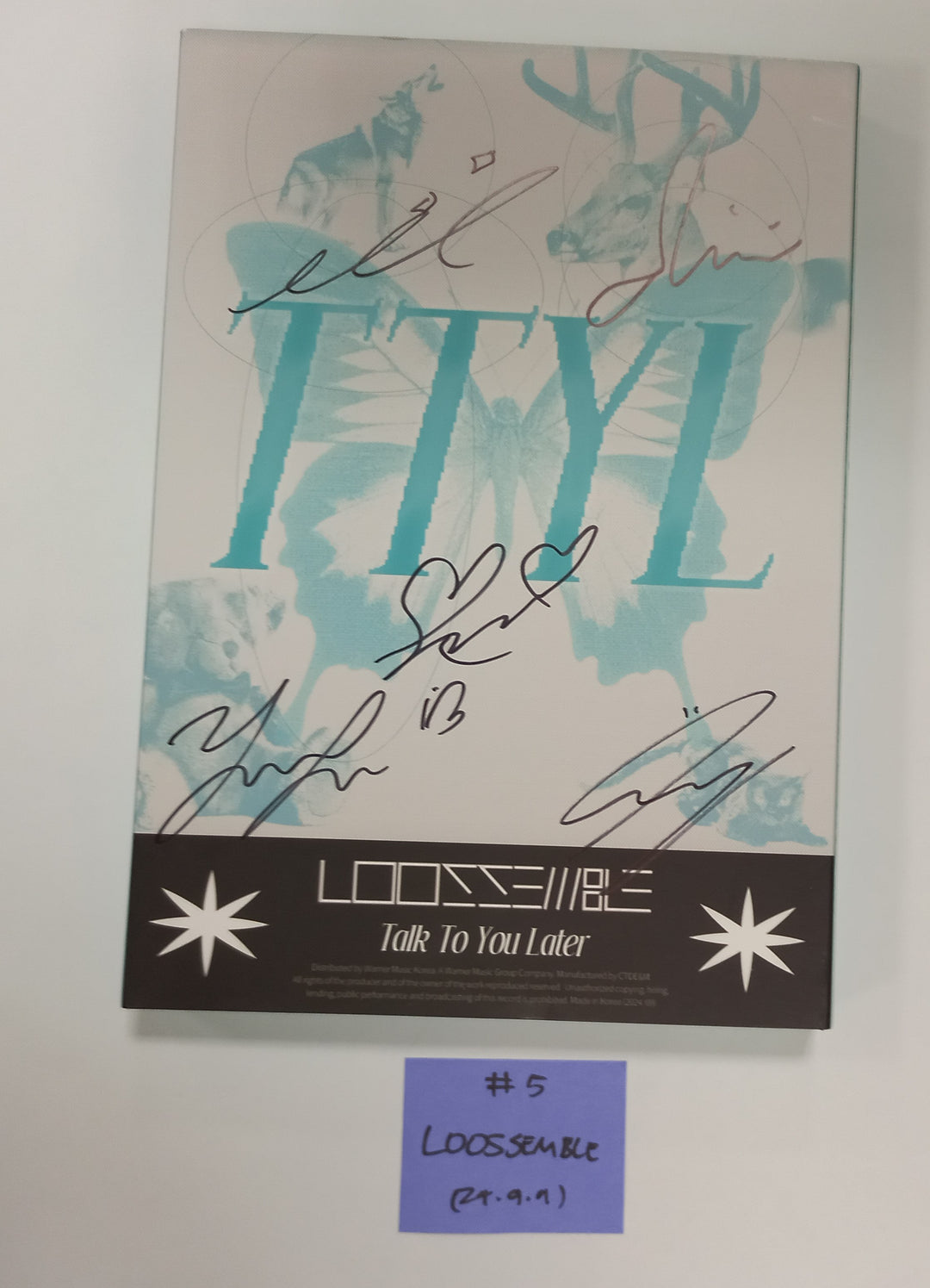 Loossemble "TTYL" - Hand Autographed(Signed) Promo Album [24.9.9] - HALLYUSUPERSTORE