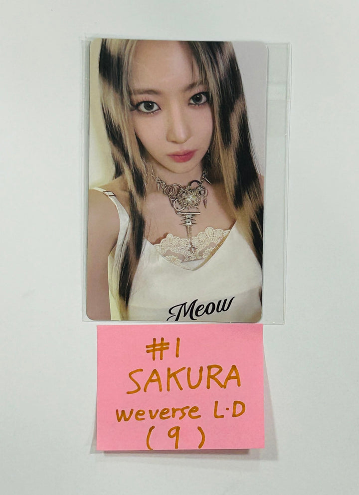 LE SSERAFIM "CRAZY" - Weverse Shop Lucky Draw Event Photocard [24.9.9] - HALLYUSUPERSTORE