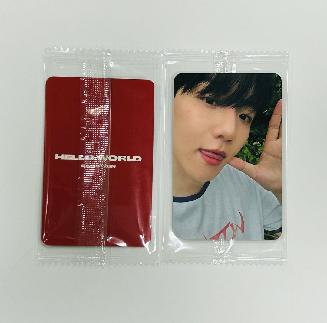 BAEKHYUN "Hello, World" - Ktown4U Pre-Order Benefit Photocard [24.9.9] - HALLYUSUPERSTORE